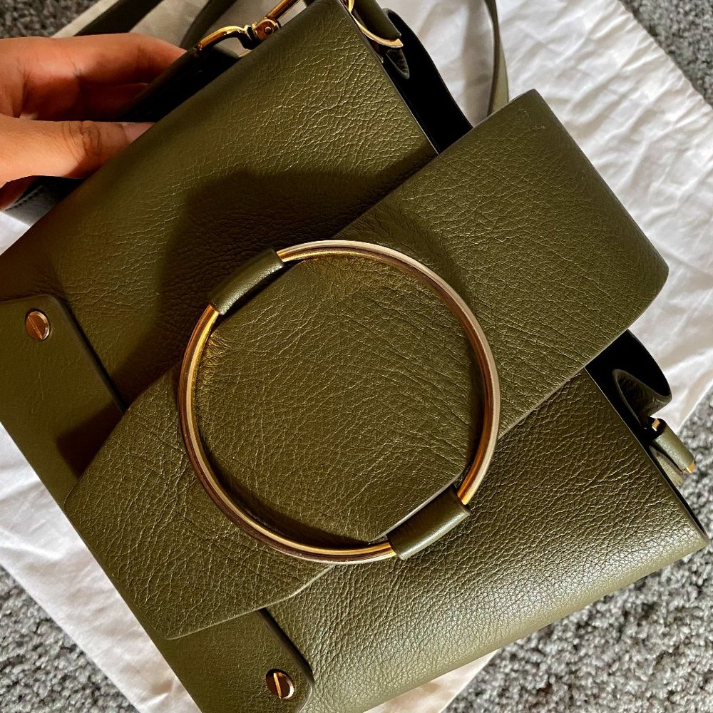 YUZEFI Delila Leather Crossbody Bag